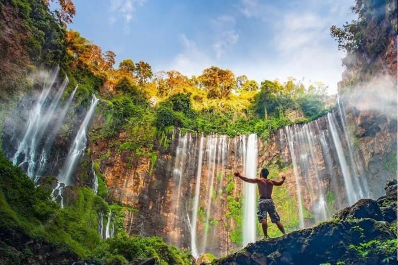 ISTIMEWA: Panorama tumpak sewu siap membuat mu ternganga.
