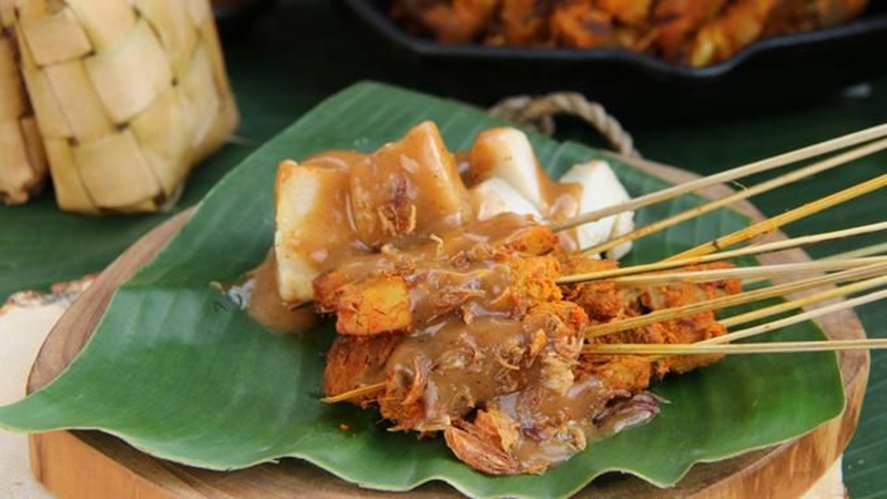 Ilustrasi sate Padang