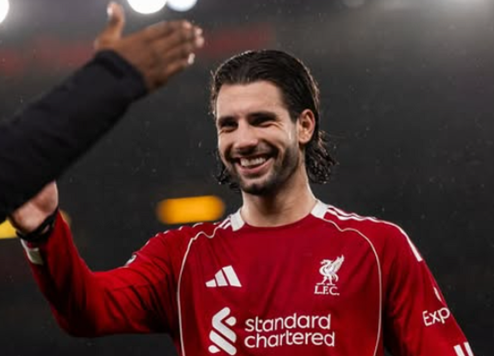 HAPPY ENDING: Dominik Szoboszlai yang tampil eksplosif dan mencetat satu assist di laga Liverpool vs Real Madrid.