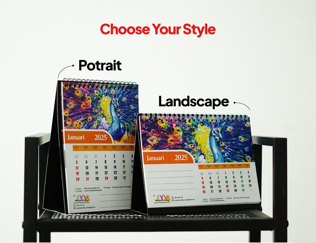 BERKUALITAS: Salah satu produk dari Majesty Printing.