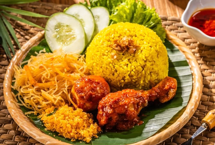 Ilustrasi nasi kuning