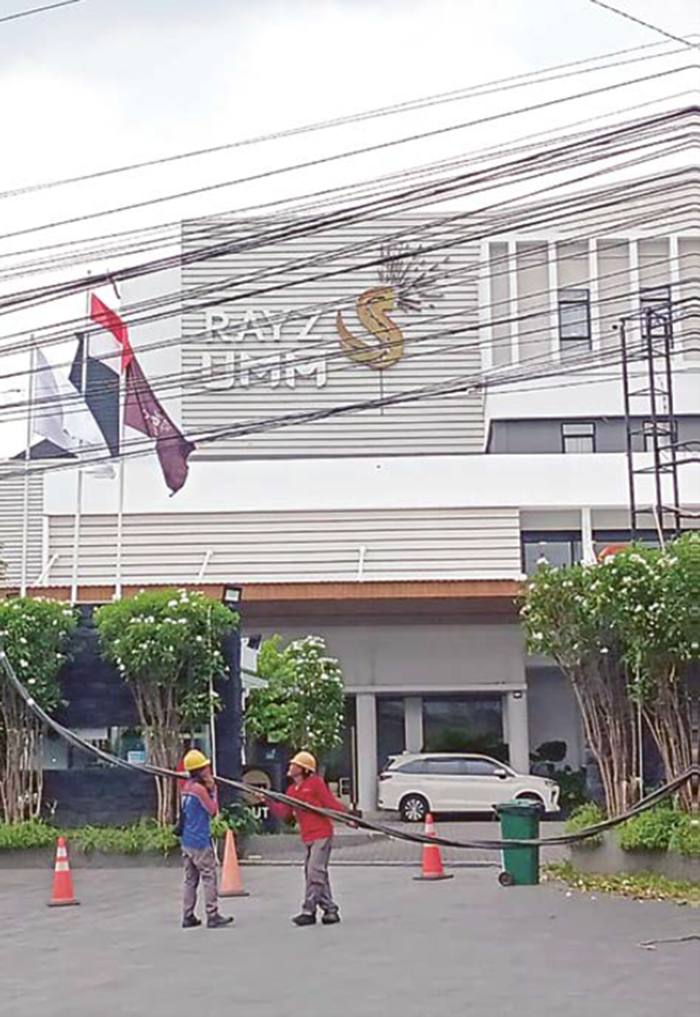 SUMBER PENDAPATAN: Rayz UMM Hotel Malang di Jalan Raya Sengkaling, Mulyoagung, Kecamatan Dau turut menyumbang peningkatan sektor pajak.