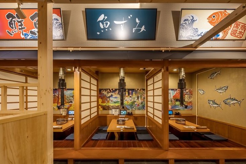 Ilustrasi restoran Jepang!