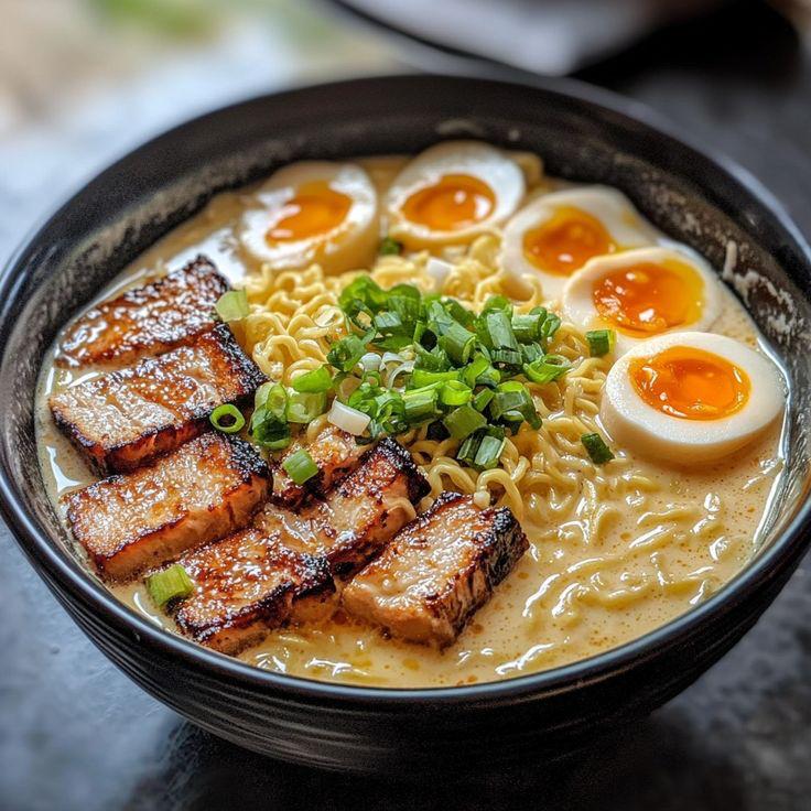 NIKMAT: Semangkuk ramen otentik di Okiru Ramen dan Ichiryuu Ramen Klojen, Malang, siap memanjakan lidah pencinta kuliner Jepang.