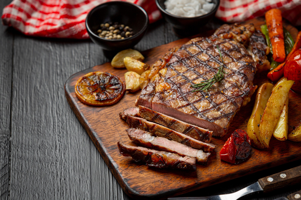ENAK: ternyata steak daging gak selalu mahal.
