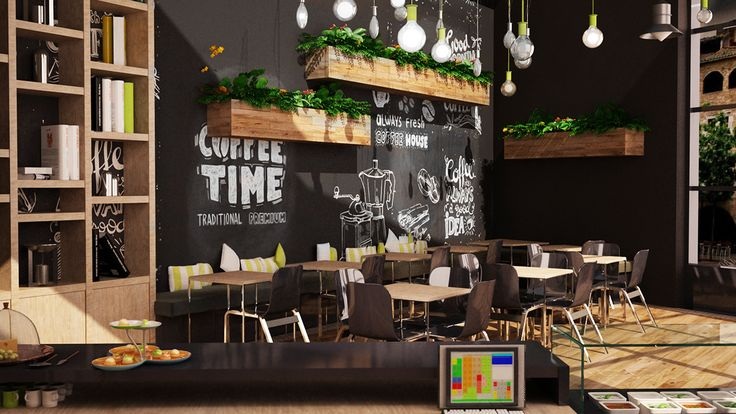 Ilustrasi kafe