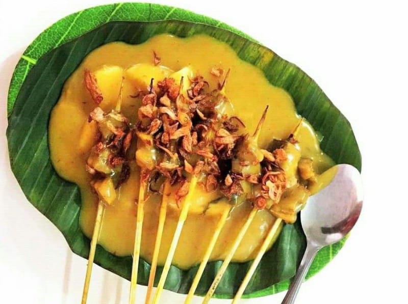 Ilustrasi sate padang.