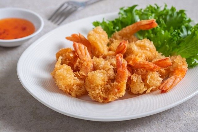 Ilustrasi udang krispi