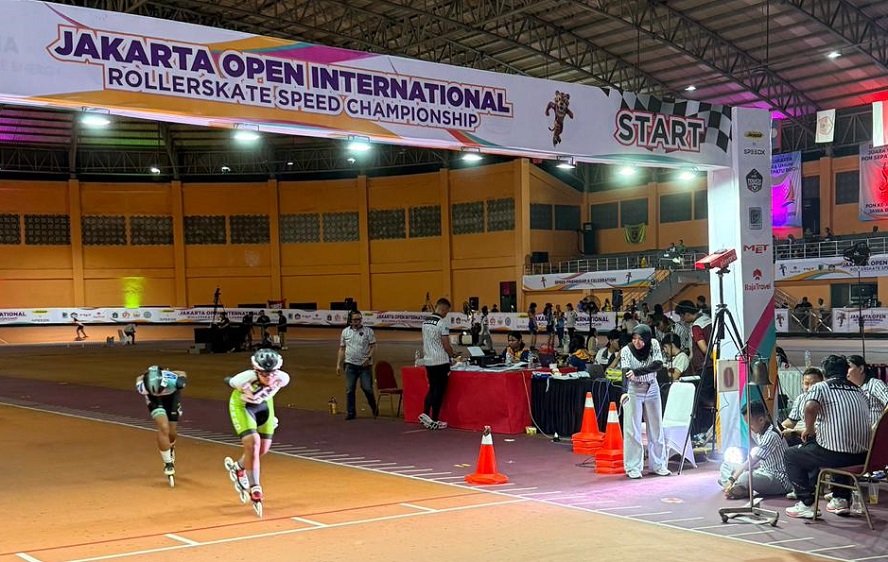 CEPAT: Yasmin ketika bertanding dalam Jakarta Open International 2025, 14&ndash;16 November lalu.