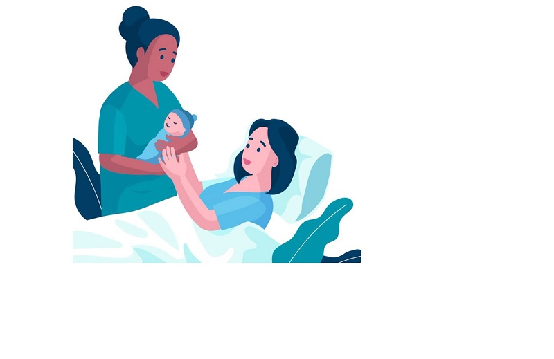 Ilustrasi bidan