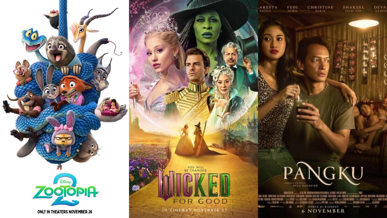 TAYANG NOVEMBER: Beberapa film Indonesia hingga luar negeri yang tayang di bulan November 2025 ini