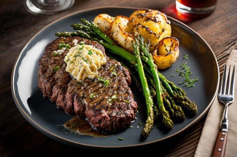 SMOKY: Steak daging juicy