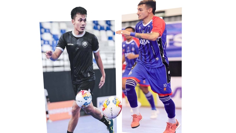PUNYA MODAL BAGUS: Andres Josue Teran  (kanan) dan pivot Mocongbulo FC Subhan  Faidasa diharapkan kembali tajam dalam laga  nanti malam.