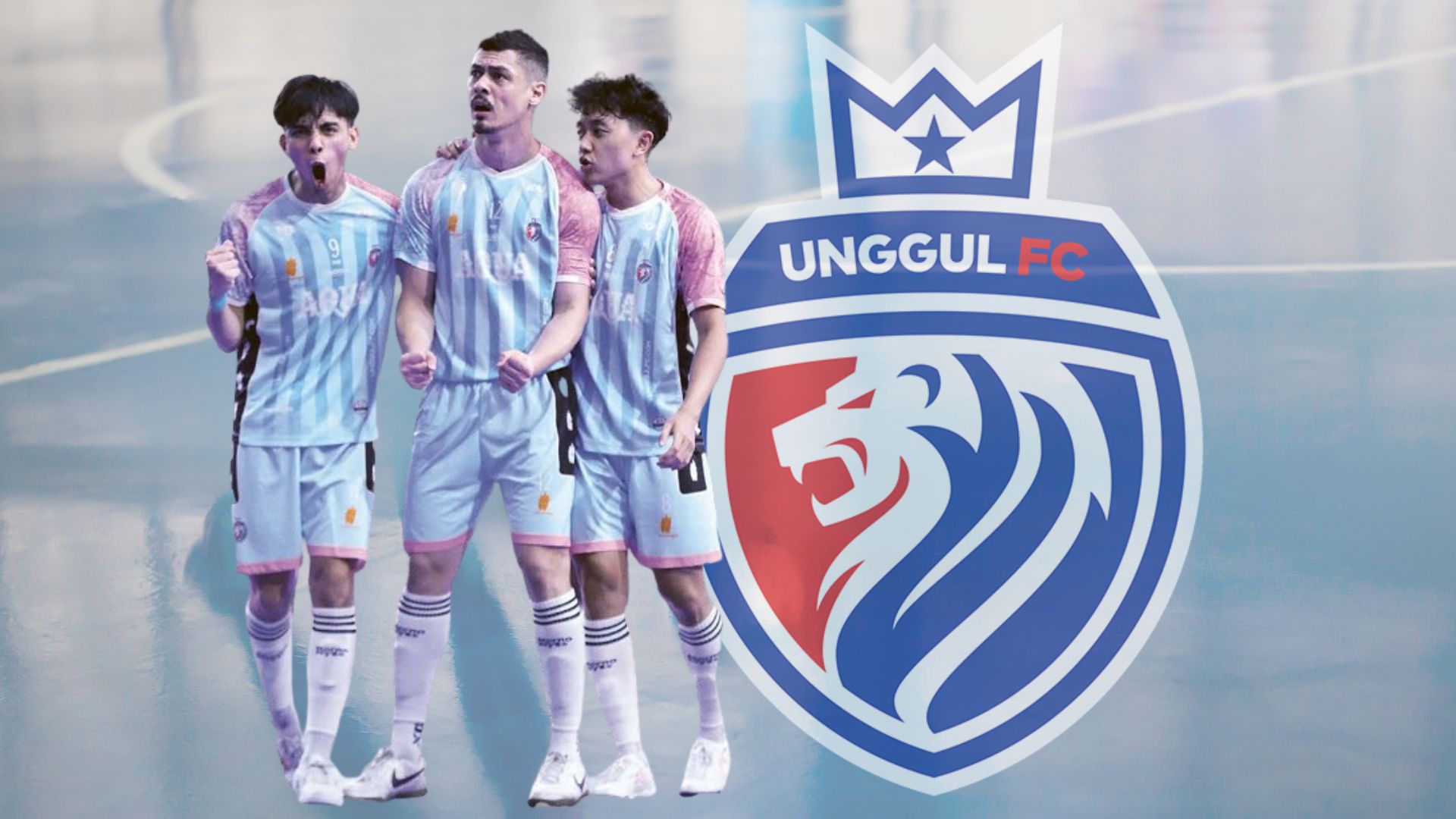 WAJIB BANGKIT: Para pemain Unggul FC Malang  merayakan gol ke gawang Moncongbulo FC dalam  laga PFL pekan ke-7, di GOR Nambo Jakarta.