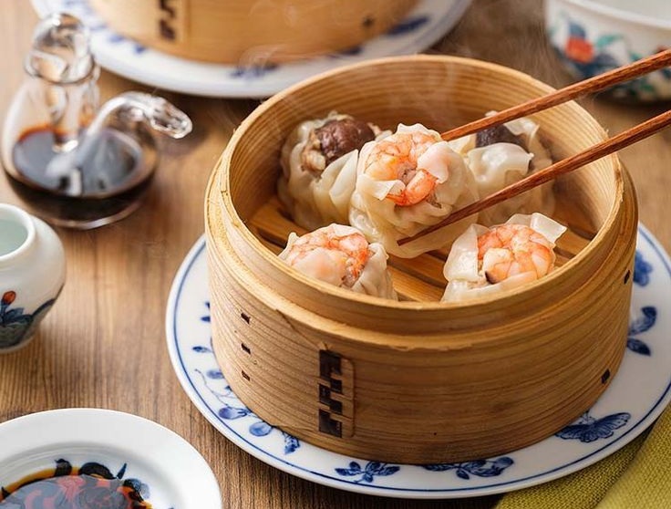 LEZAT: Ilustrasi dimsum menggugah selera