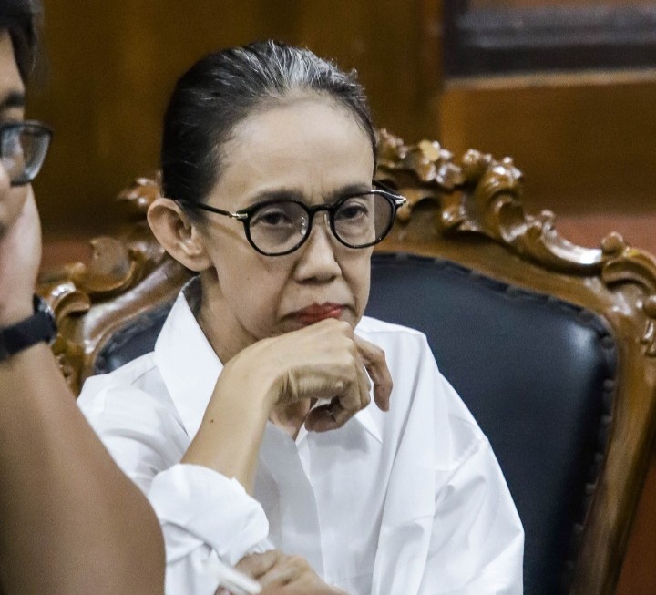 MANA AKTANYA?: Nany Widjaja dalam persidangan.