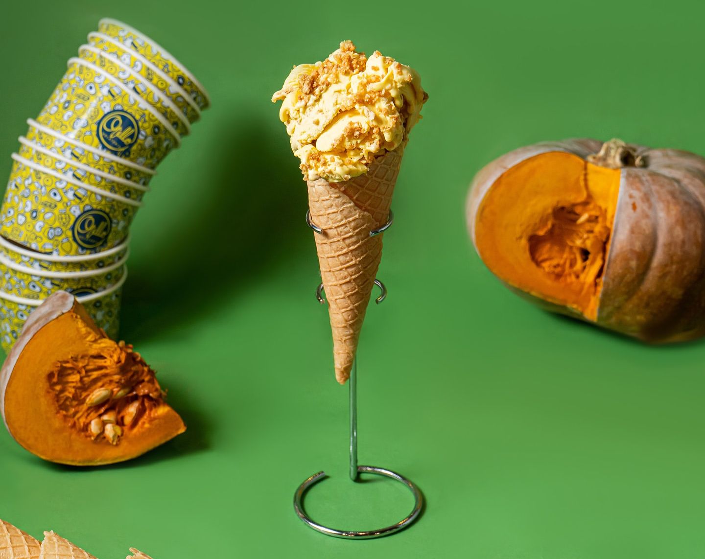 VARIAN BARU: Salah satu varian gelato baru di Otello Gelateria.