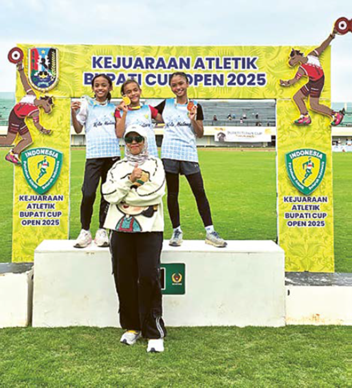 PUNYA REGENERASI BAGUS: Atlet PASI Kota Malang mampu unjuk gigi dalam ajang kejuaraan terbuka Tuban Atletik 2025.