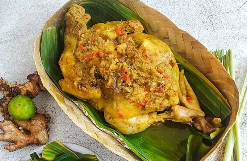 Ilustrasi ayam betutu