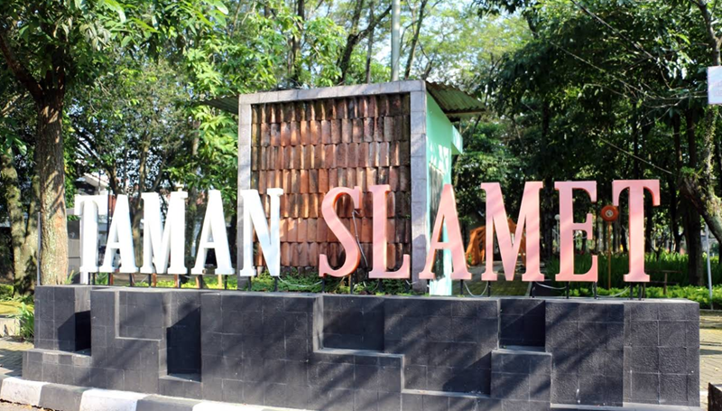 ASRI DAN NYAMAN: Taman Slamet di Malang menjadi favorit warga Malang