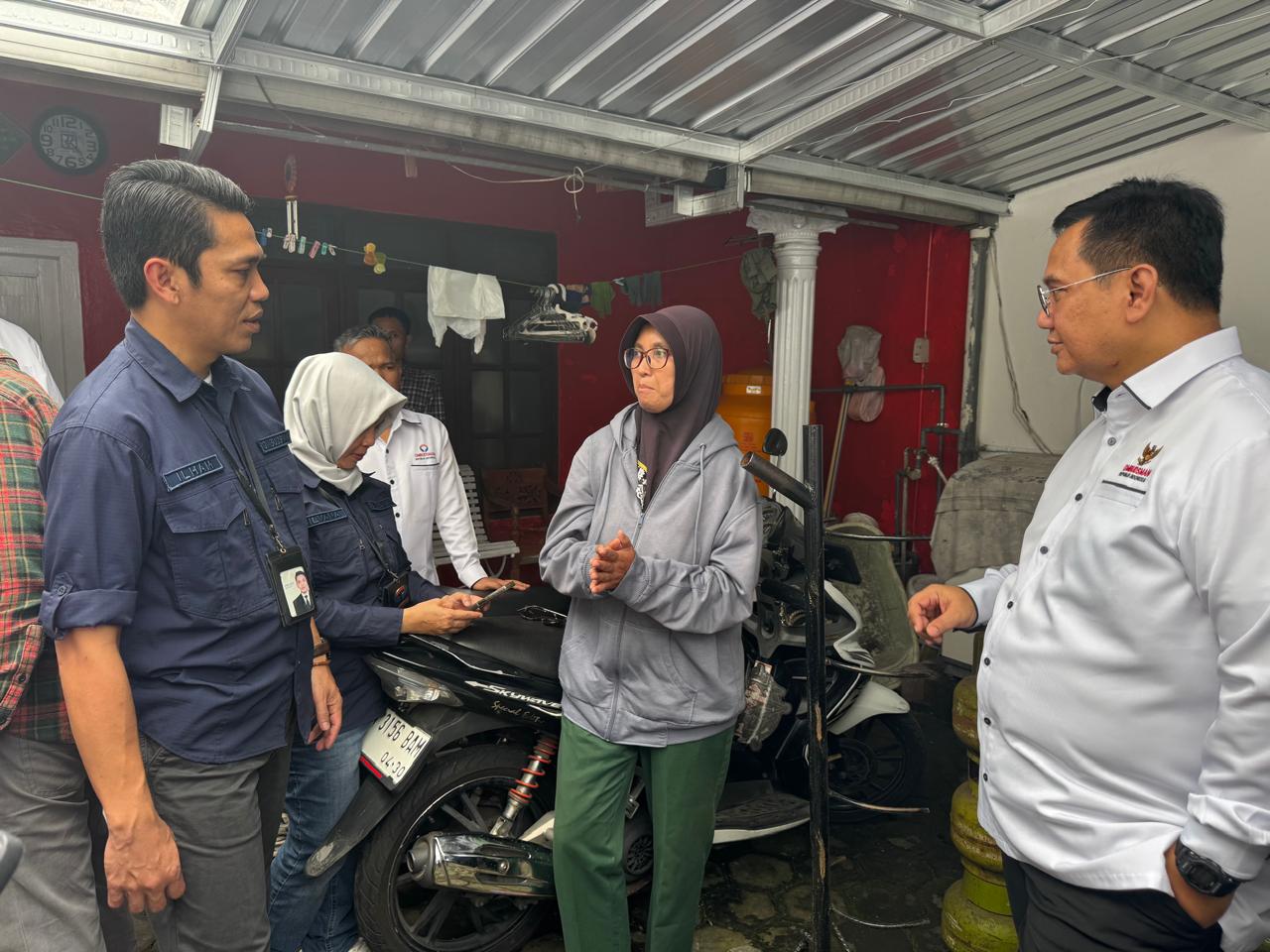 Pertamina bersama Ombudsman RI meninjau salah satu agen penjual LPG 3 Kg di Kota Malang.