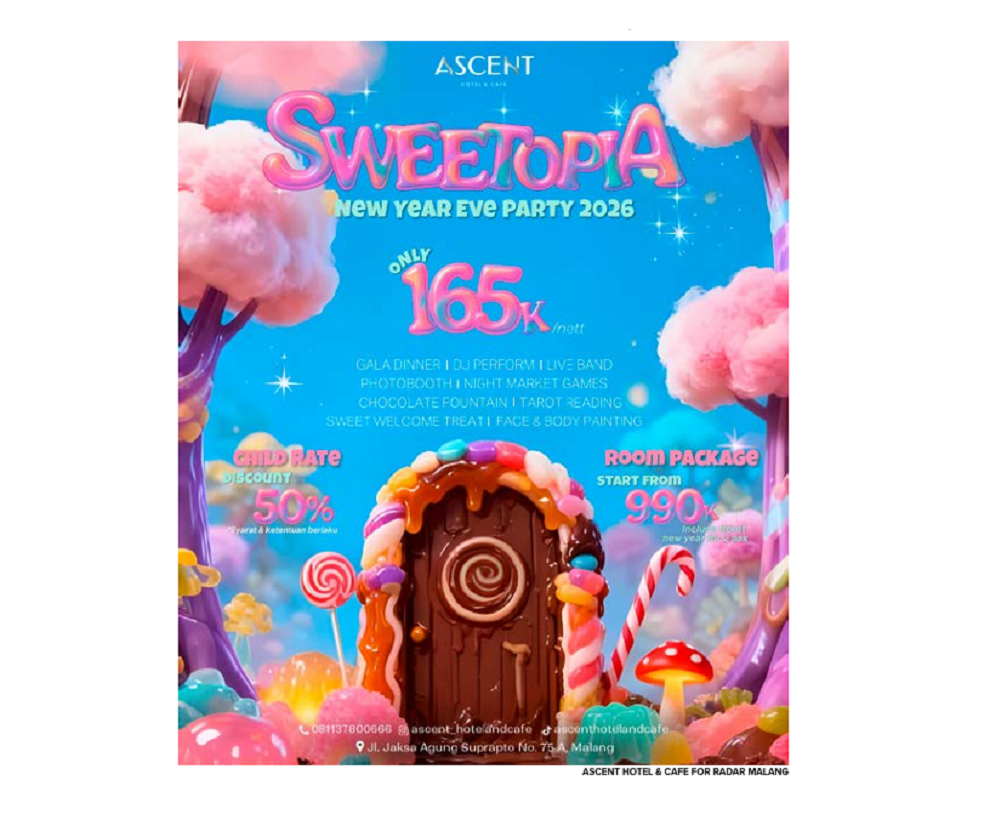 Ascent Hotel & Cafe Hadirkan Sweetopia-New Year