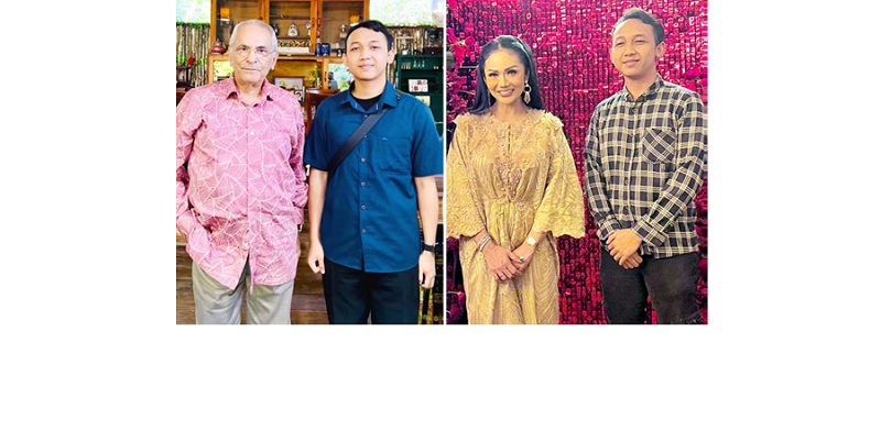 EKSKLUSIF: Dwi Prasetyo Yulianto (kanan) bersama Presiden Timor Leste Jose Ramos Horta. Foto kanan, Dwi Prasetyo Yulianto ikut merayakan ulang tahun ke-50 Kris Dayanti beberapa waktu lalu.