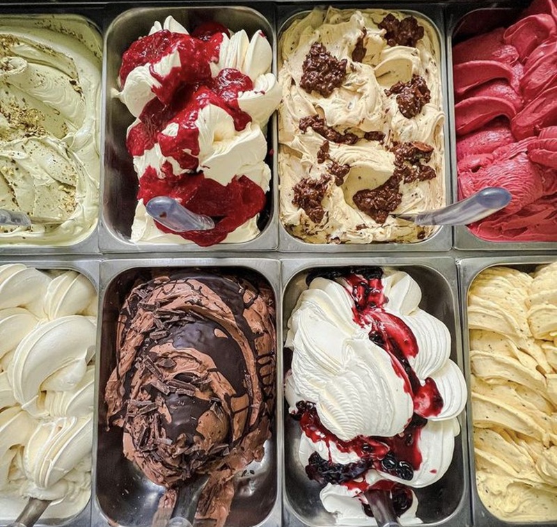 SEGAR: Gelato dengan tekstur lembut dengan berbagai pilihan rasa.