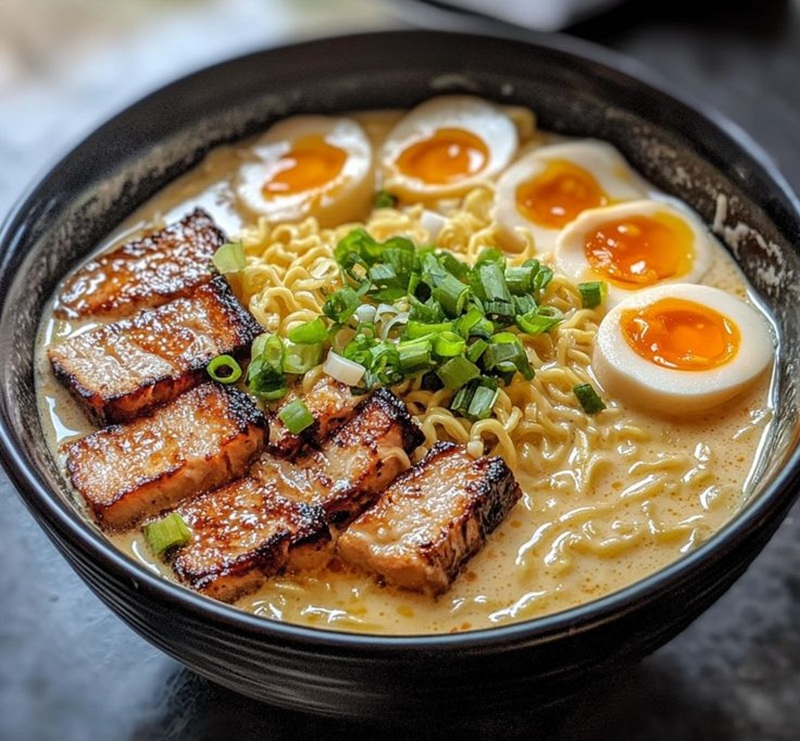 HANGAT: Semangkuk ramen dengan kuah gurih menjadi pilihan tepat.
