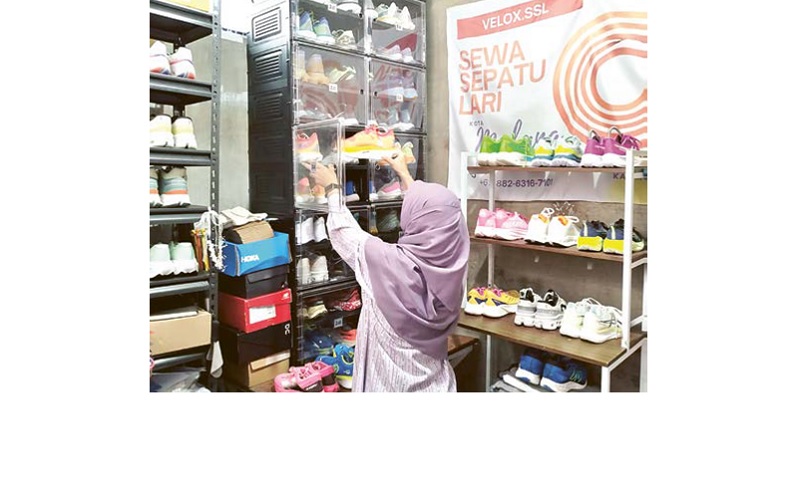 LENGKAP: Sepatu running dari berbagai merek dan seri disediakan lengkap oleh Velox SSL.