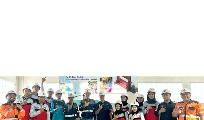 KOLABORASI: Tim Departemen Teknik Mesin Industri (DTMI) Fakultas Vokasi Institut Teknologi Sepuluh Nopember (ITS) berusaha tingkatkan produksi pembuatan drag link khusus bus di PT. Bagong Dekaka Makmu