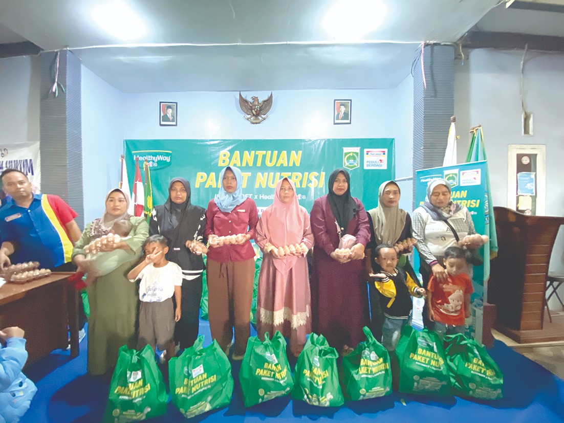 SINERGI: Upaya pemenuhan nutrisi anak terus dilakukan PT Tempo Scan Pacific Tbk. Kali ini berkolaborasi dengan PT Indomarco Prismatama.
