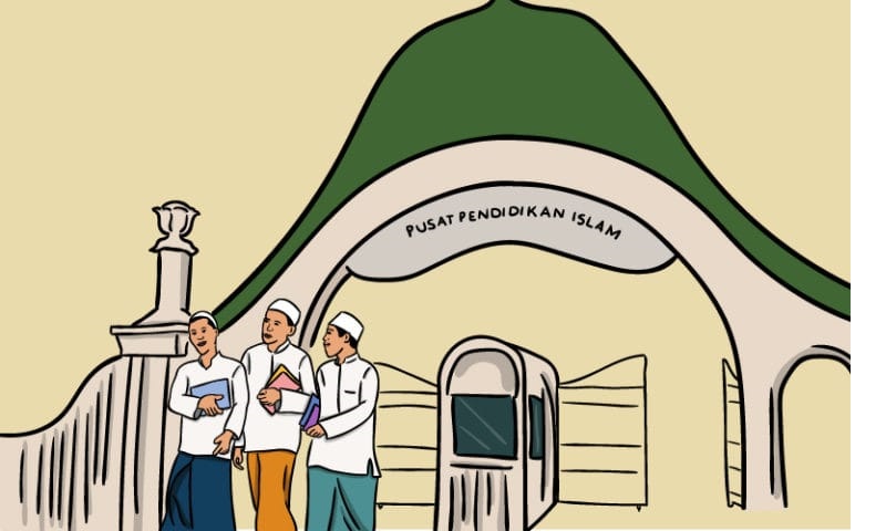 Ilustrasi pondok pesantren