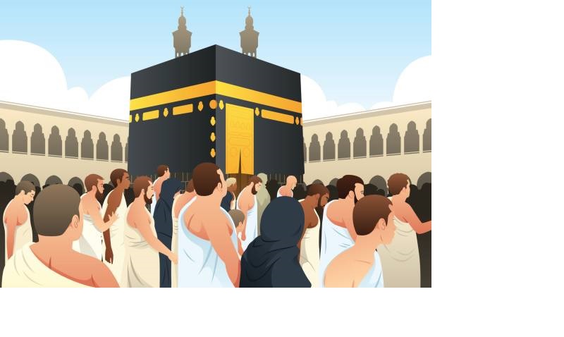 Ilustrasi ibadah haji