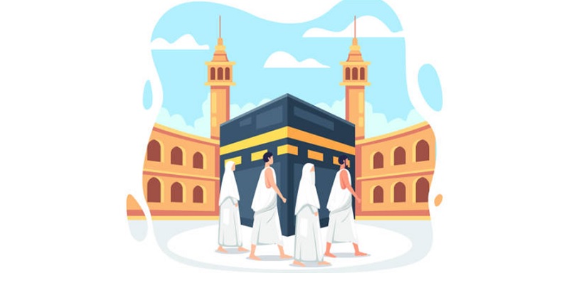Ilustrasi ibadah haji