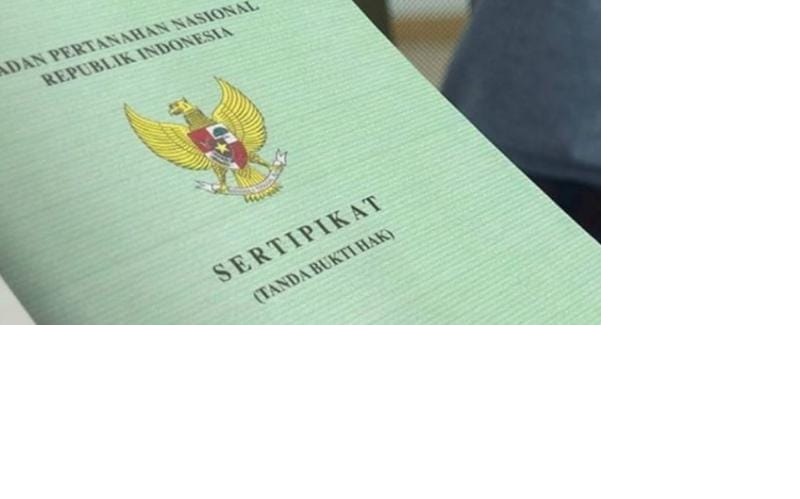 Ilustrasi sertifikat hak milik
