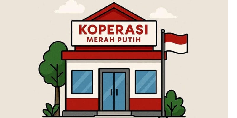 Ilustrasi Koperasi Merah Putih