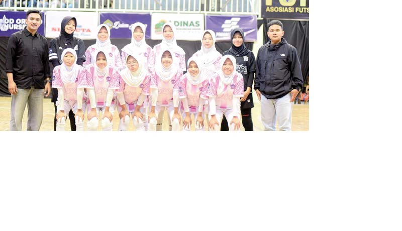 BERPRESTASI: Tim futsal putri SMP Muhammadiyah 2 Batu mampu tampil kompetitif sepanjang gelaran Junior Futsal League 2025 Divisi 1.