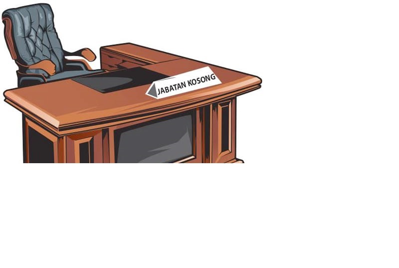 Ilustrasi kursi jabatan kepala sekolah yang hingga kini masih kosong