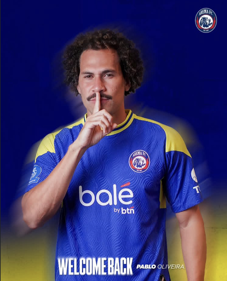 Pablo Oliveira diperkenalkan Arema FC lewat Instagram. (MO Arema FC)