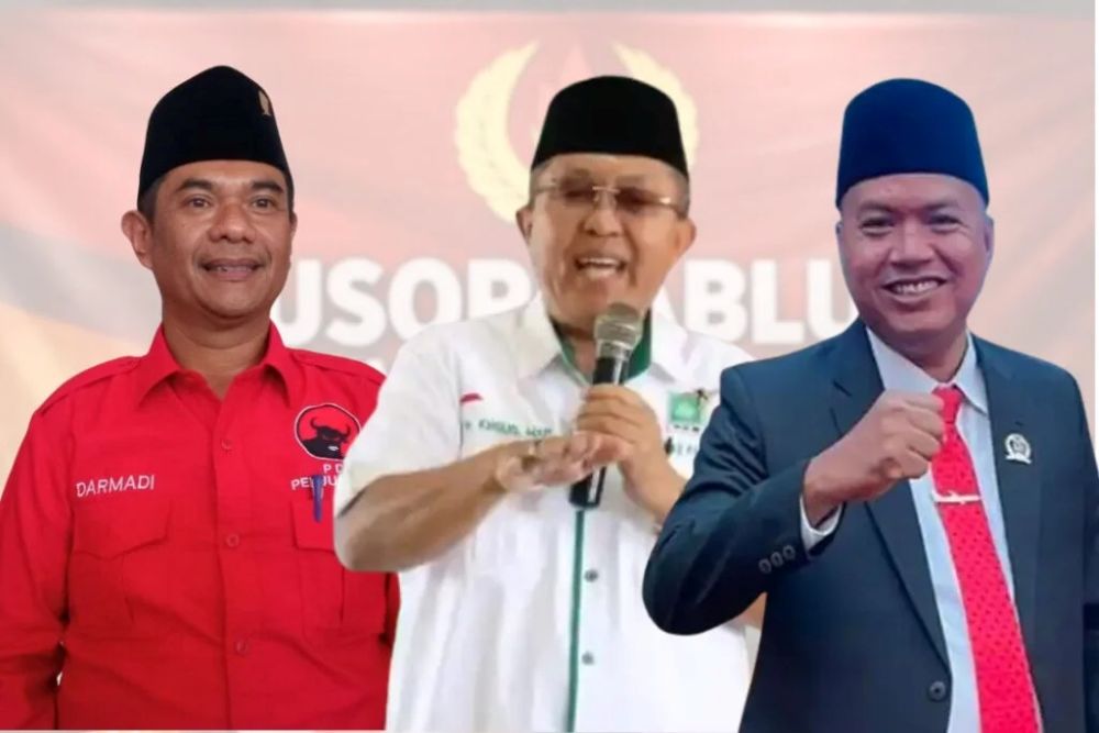BURSA KETUA KONI: Tiga orang yang menjabat sebagai pimpinan dewan turut meramaikan persaingan. (malang-post.com)