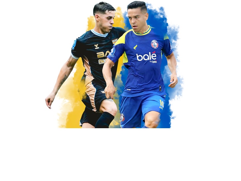 JADI ANDALAN: Valdeci Moreira (kanan) dan Alexis Messidoro diharapkan jadi kreator serangan masing-masing tim dalam lanjutan laga Super League nanti malam.