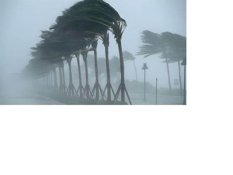 Ilustrasi angin kencang