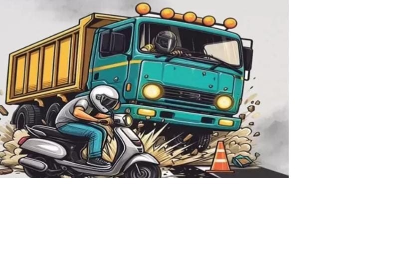 Ilustrasi kecelakaan lalu lintas