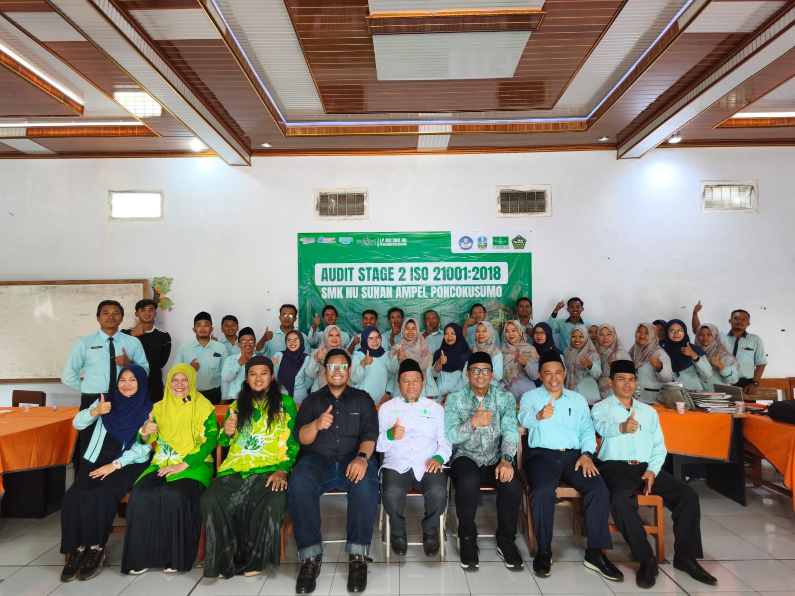 SMK NU Sunan Ampel Poncokusumo melakukan audit ISO 21001:2018, Standar Internasional tentang Sistem Manajemen Organisasi Pendidikan pada 26-27 Januari.
