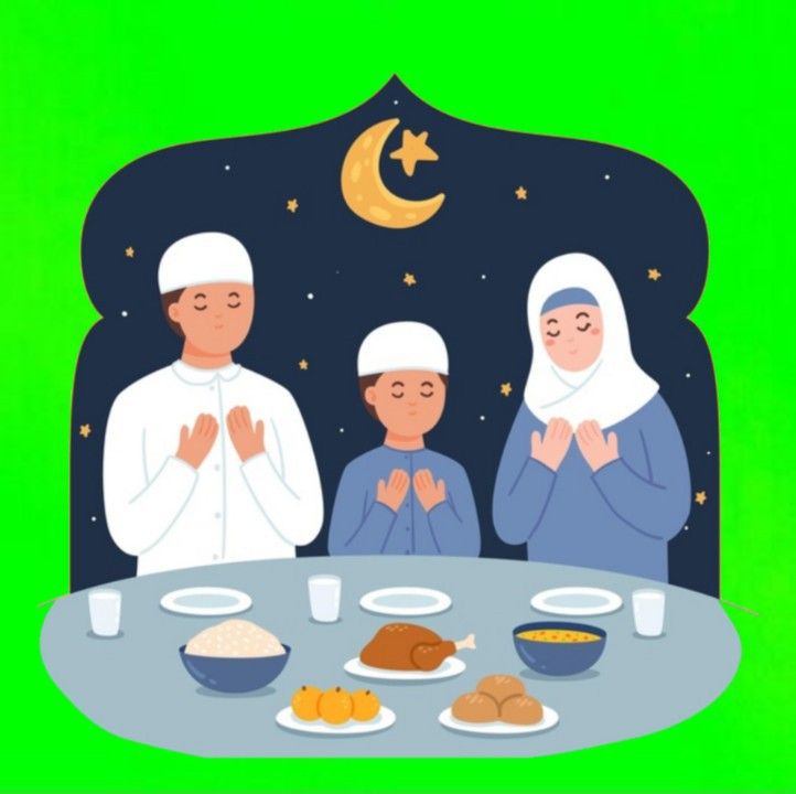 Ilustrasi Puasa (Pinterest @jihan afifah)