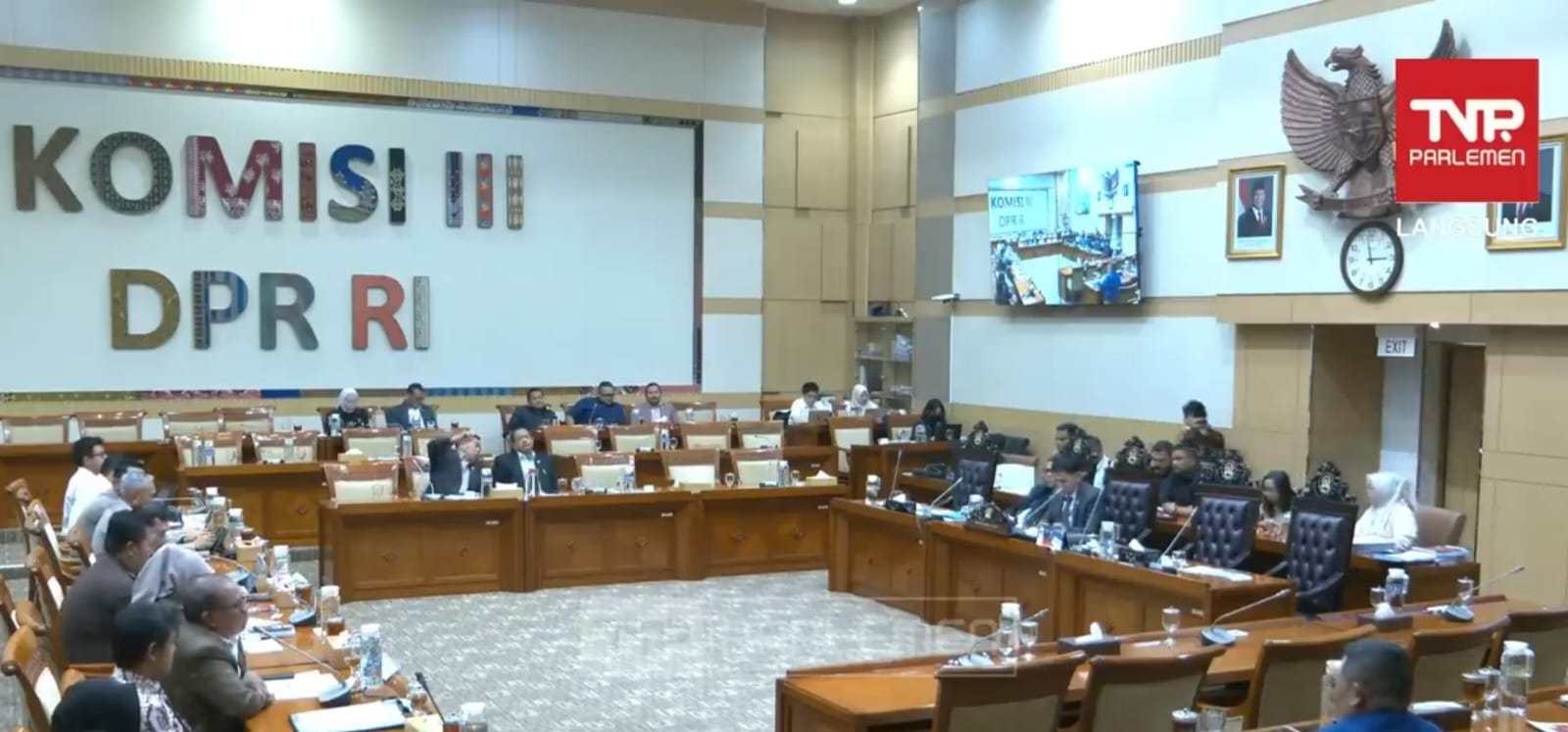 Komisi III DPR RI adakan rapat dengan Kapolres Sleman guna temukan titik terang (YouTube @TVRPARLEMEN)