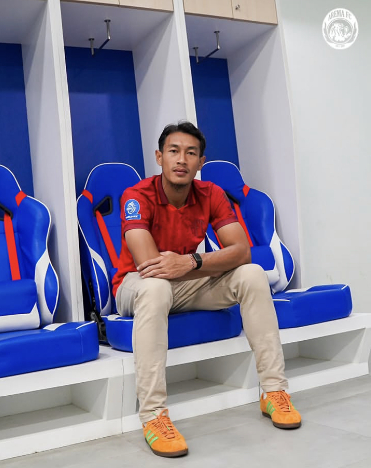 Hansamu Yama Pranata diperkenalkan Arema FC. (MO Arema FC for Radar Malang)