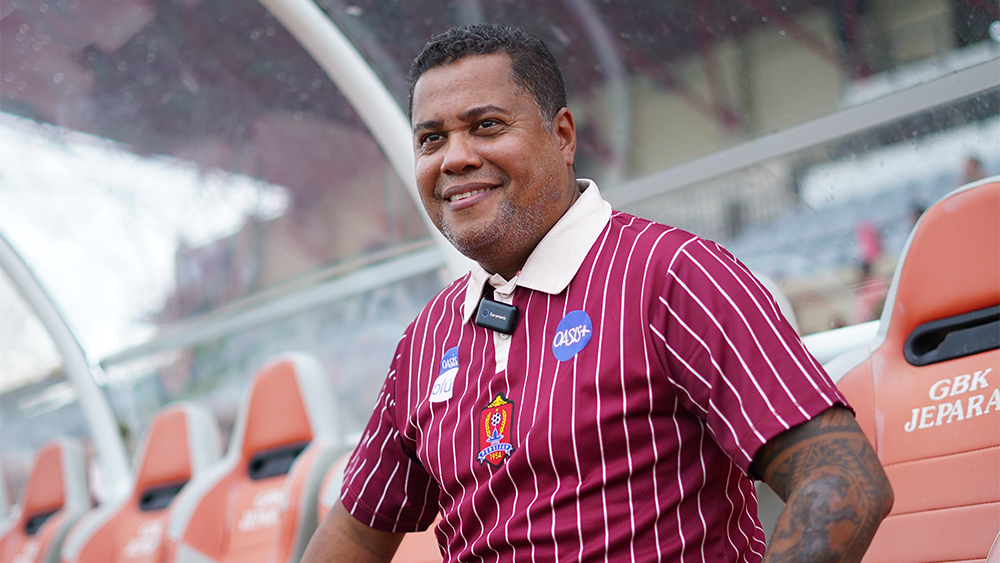 Divado Alves ketika diperkenalkan jadi Pelatih Persijap Jepara. (ILeague)