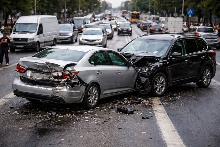 MENINGKAT: Ilustrasi kecelakaan dua mobil yang saling adu banteng di salah satu ruas jalan. (Pinterest)